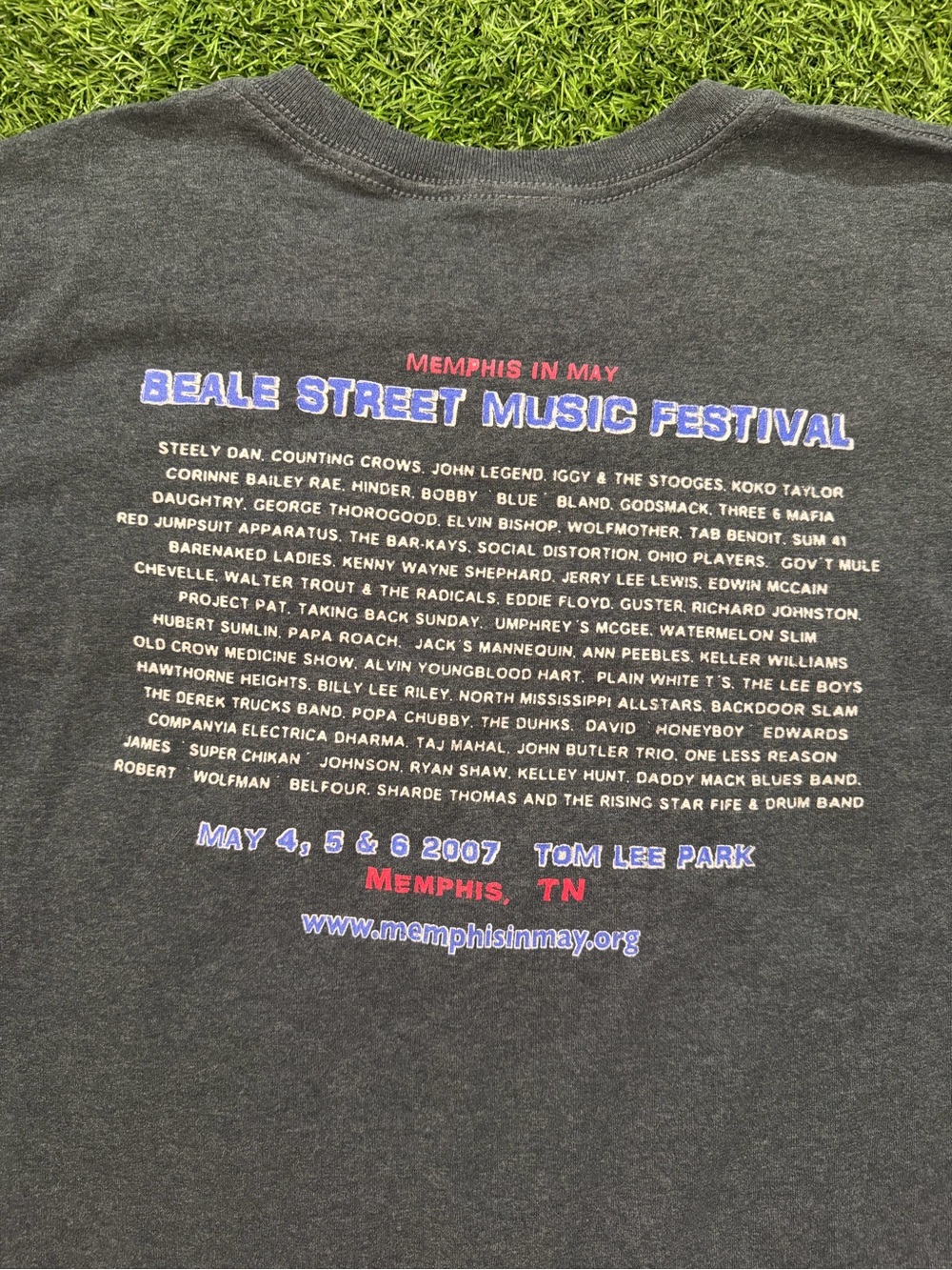 Beale Street Music Festival T-Shirt 2007 Size XL Memphis